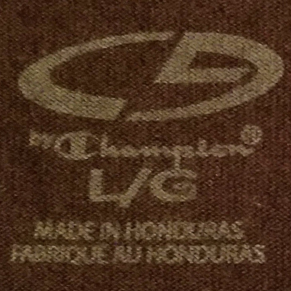 Champion Black V-Neck Cotton Tee - Picture 2 of 4